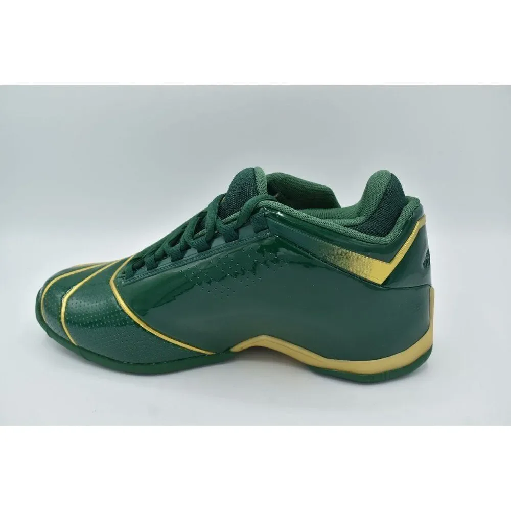 Adidas Size Mens 8 Womens 9 TMAC 2 Restomod Green Gold Basketball Shoes Sneakers